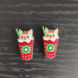 Needle stoppers - Cat latte 2