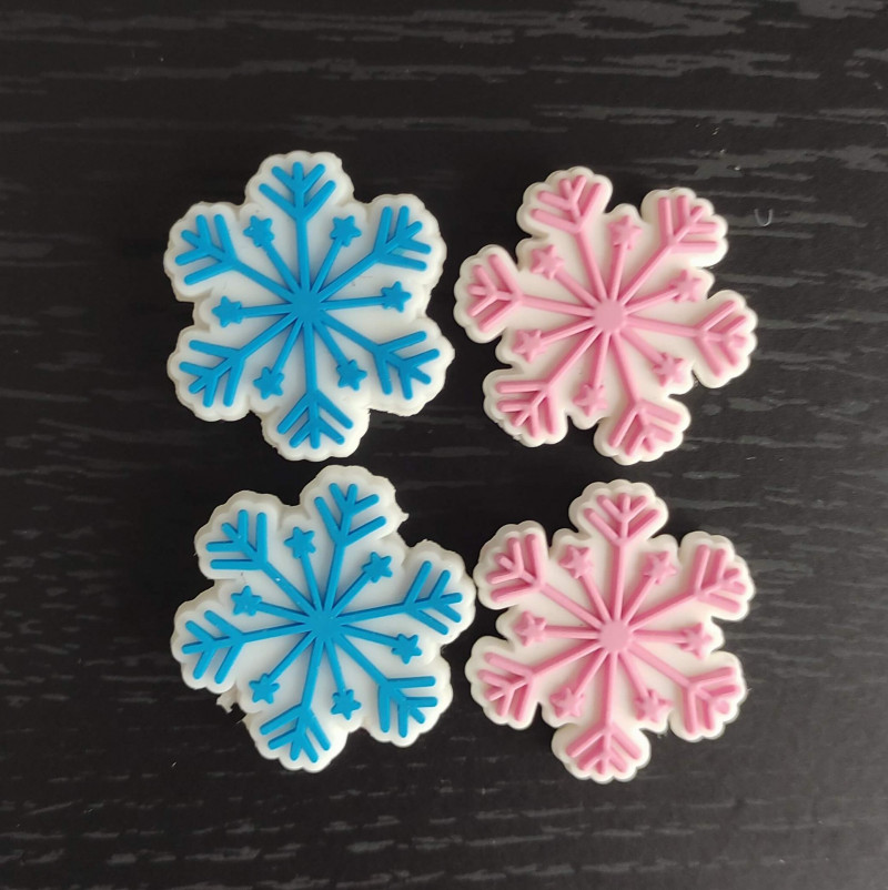 Topes para agujas - Copos de nieve 2