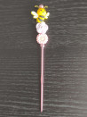 Decorated 3mm crochet hook - Bee