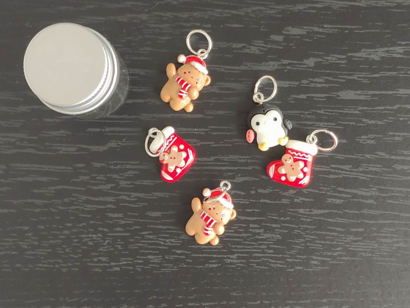 Xmas stitch markers