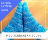 Mediterranean Socks - Patrón (en Inglés)